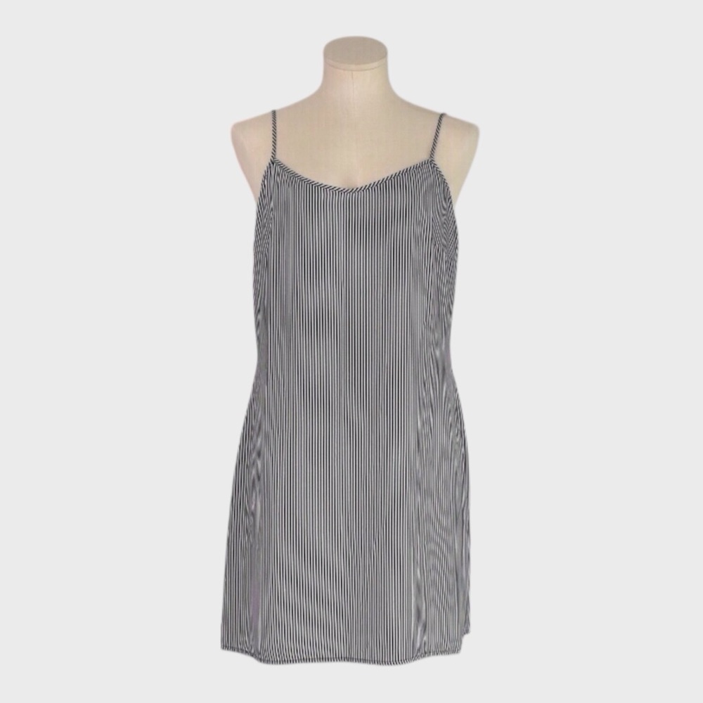 White House Black Market Striped Slip Dress